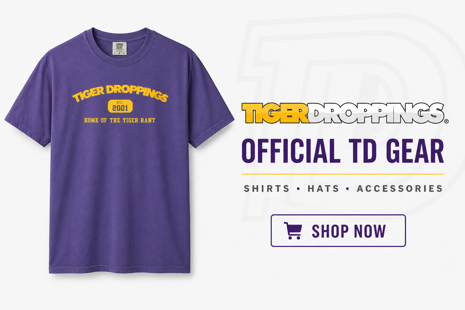 TigerDroppings Store | TD Shirts, Hats & Merch