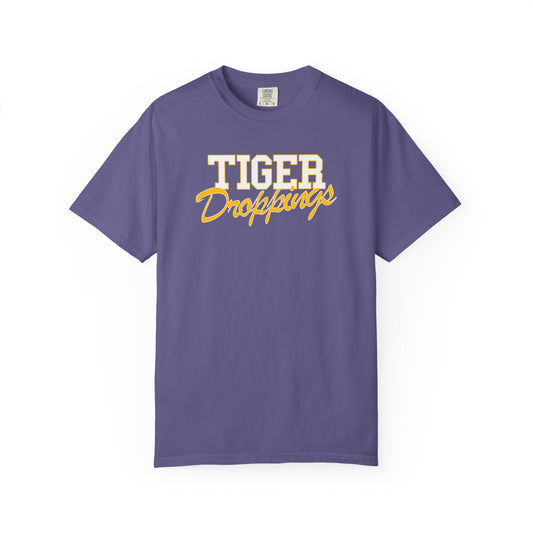 Tiger Droppings Script Tee · Multiple Colors